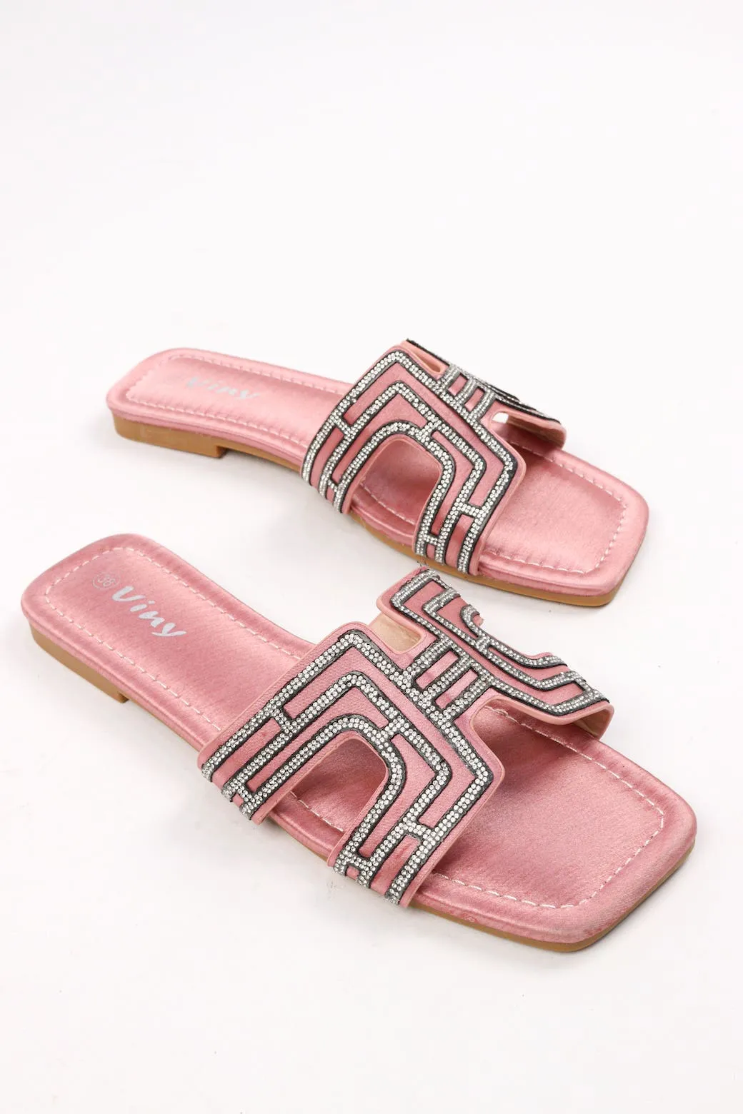 Viny - Women's Bling Flat Sandals