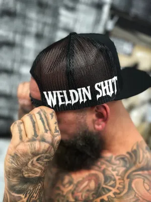 WELDIN SHIT SIDE STYLE BLACK HAT