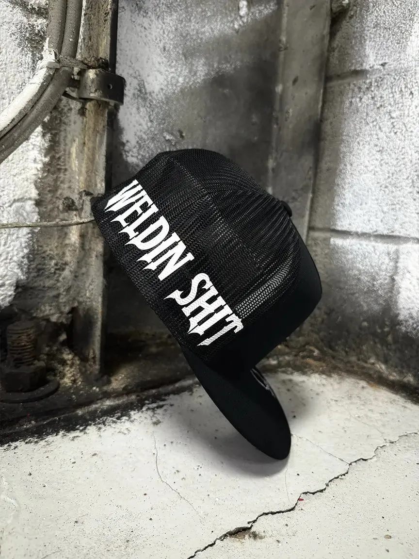 WELDIN SHIT SIDE STYLE BLACK HAT