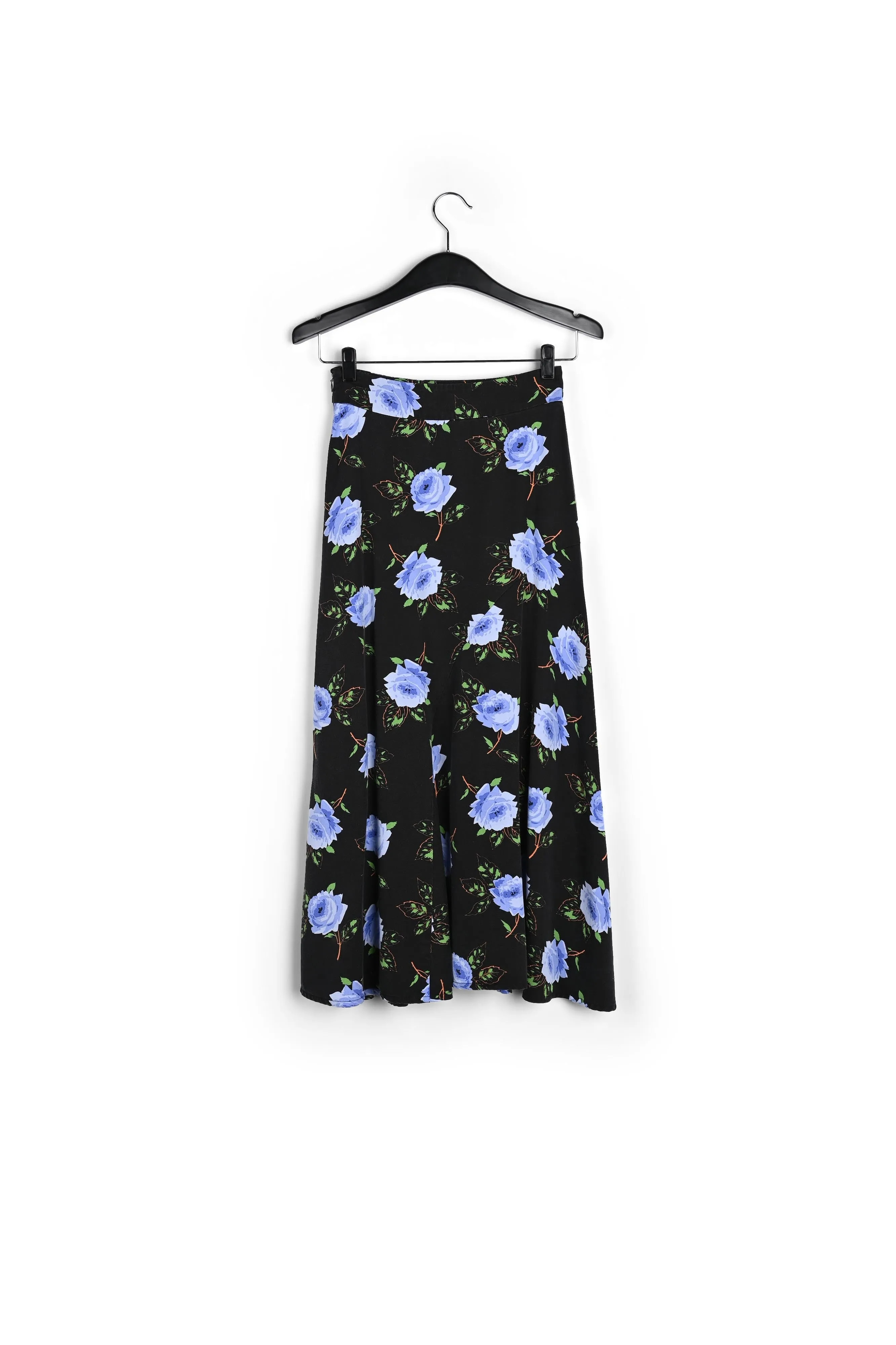 Wide midi skirt