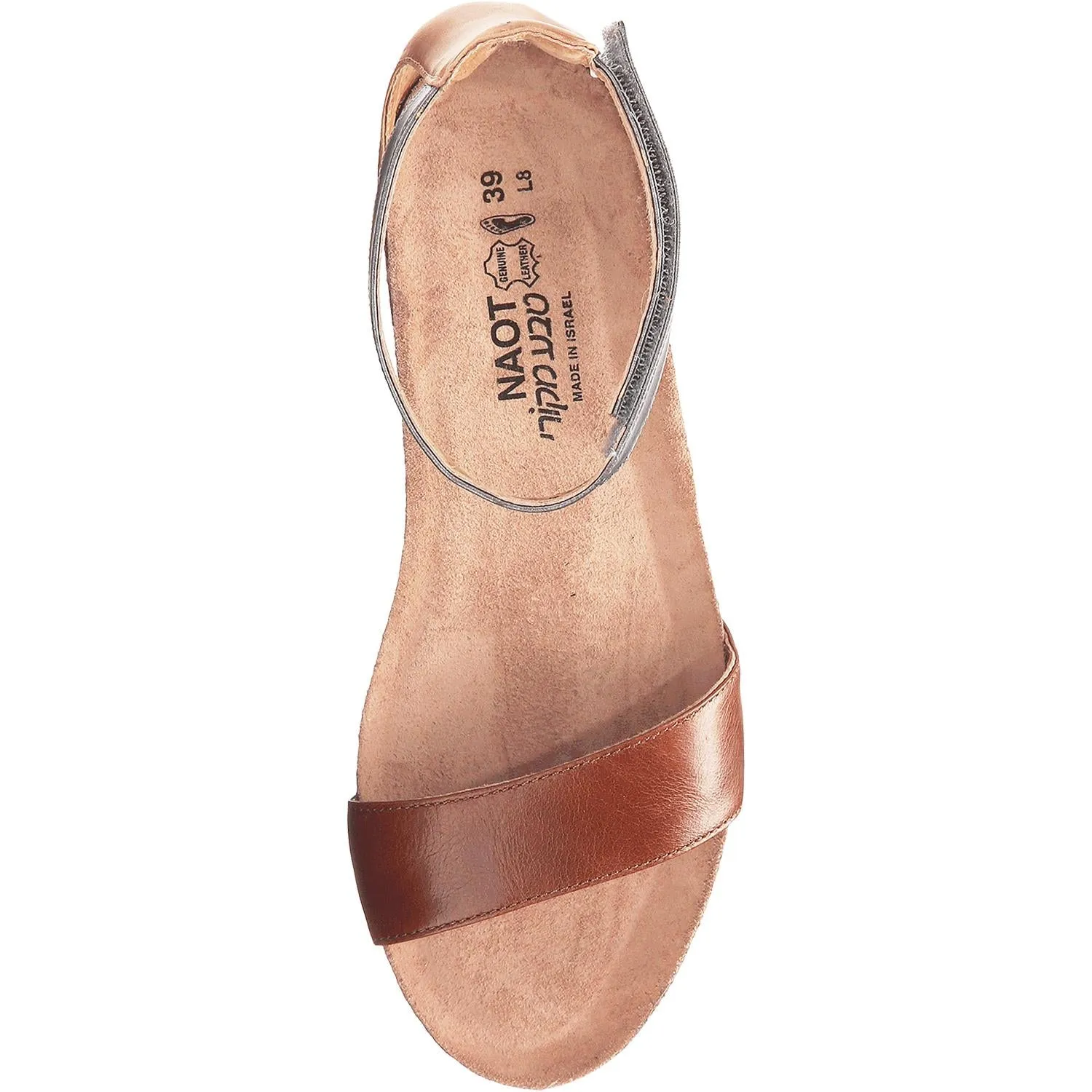 Women's Naot Pixie Maple Brown/Latte Brown/Mirror Leather