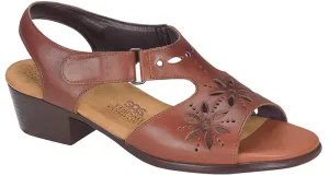 Women's Sunburst Heel Strap Sandal in Chestnut