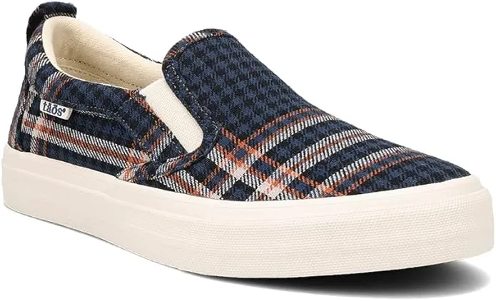 Women's Taos Rubber Soul Slip-On Women's Sneaker - Blue Plaid