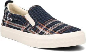 Women's Taos Rubber Soul Slip-On Women's Sneaker - Blue Plaid