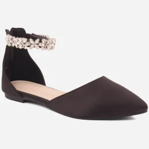 Womwn "JANET" Flat Ankle Strap Sandals