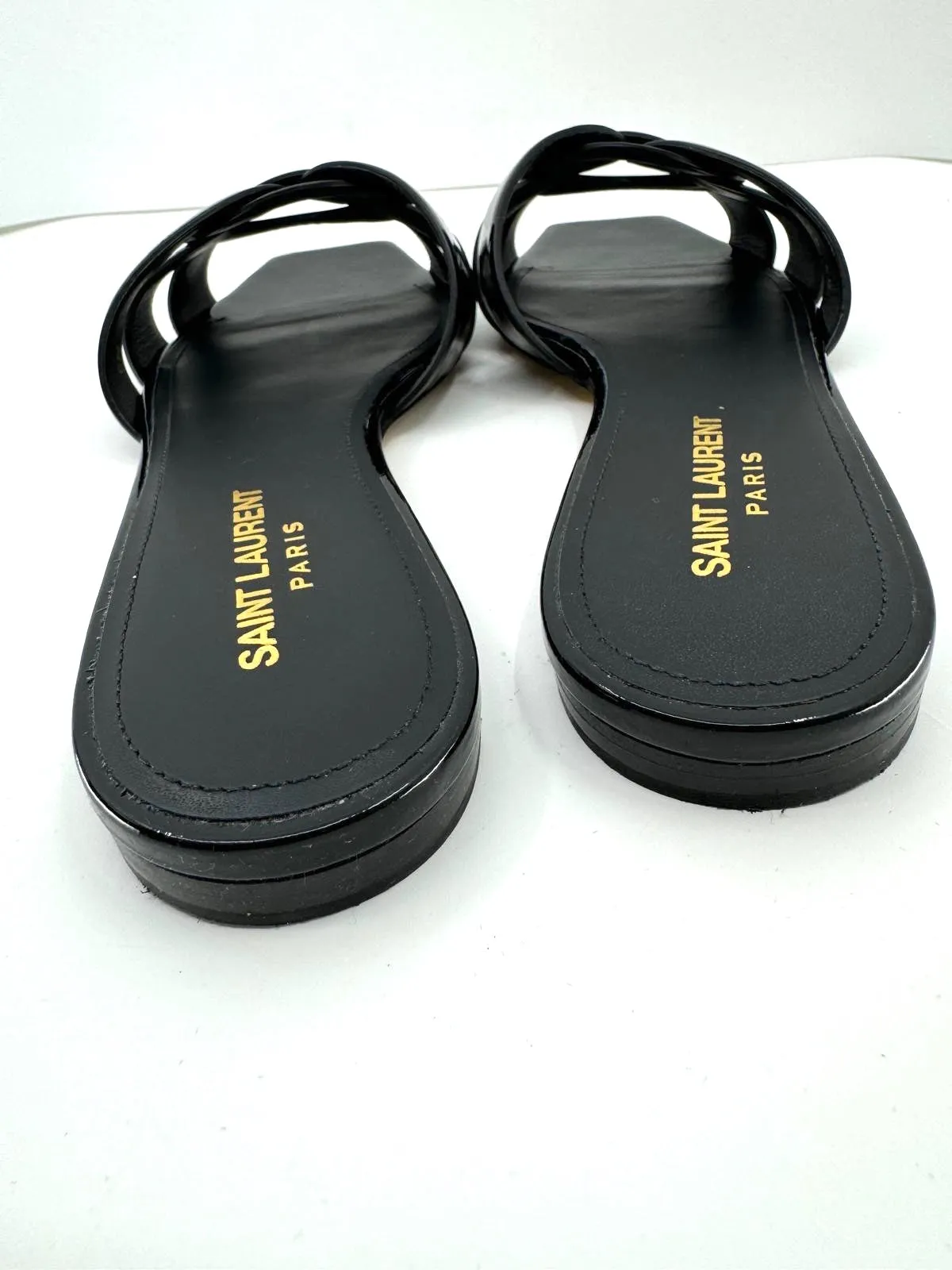 YVES SAINT LAURENT TRIBUTE NU PIEDS SANDALS MULES