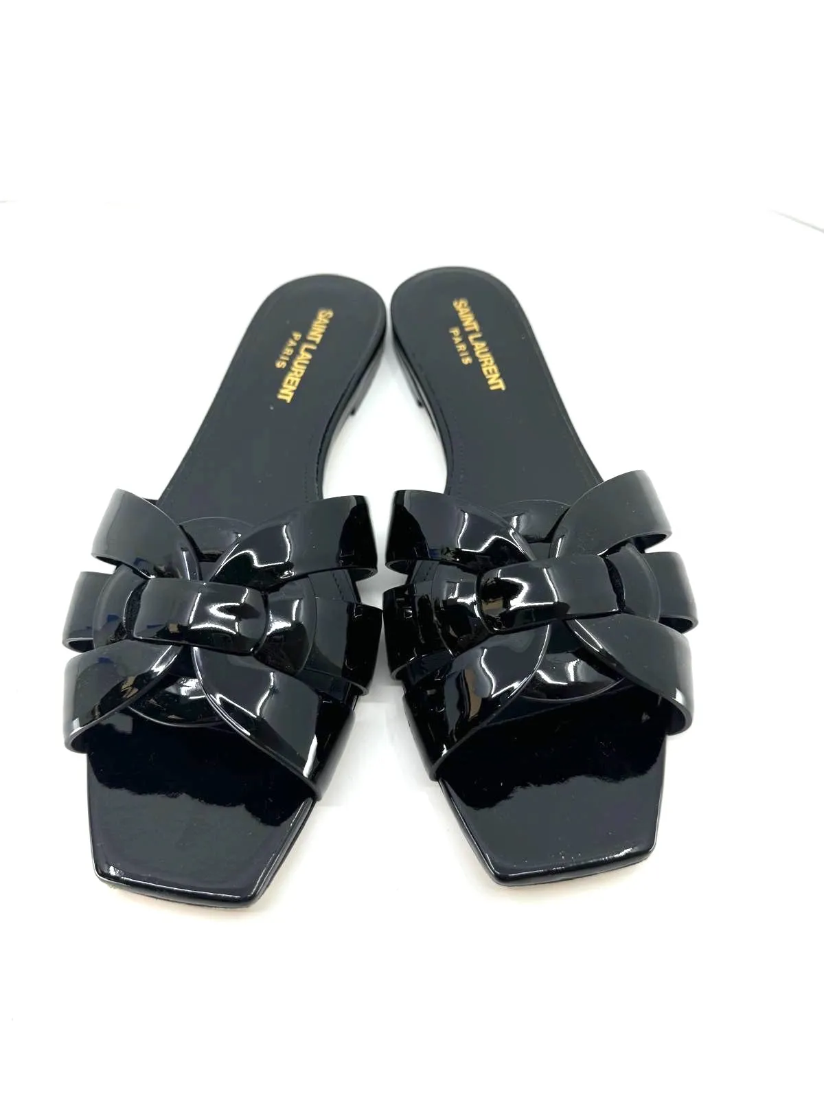 YVES SAINT LAURENT TRIBUTE NU PIEDS SANDALS MULES