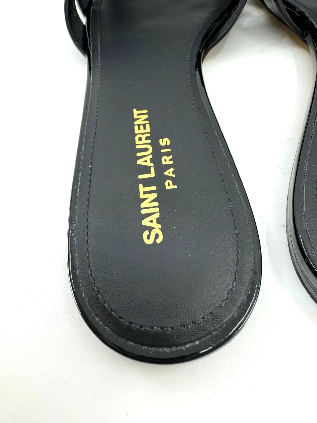 YVES SAINT LAURENT TRIBUTE NU PIEDS SANDALS MULES