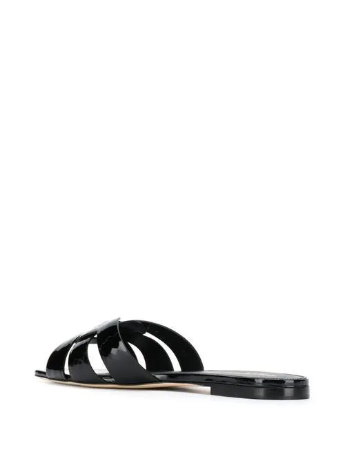 YVES SAINT LAURENT TRIBUTE NU PIEDS SANDALS MULES