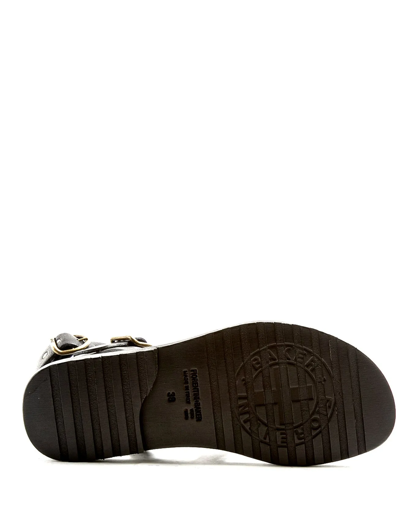 ZENS Black Leather Sandals